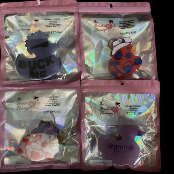 HANDCRAFTED 4 PACK JEEP DUCK AUTO AIR FRESHENERS GREAT GIFT - Picture 2 of 2